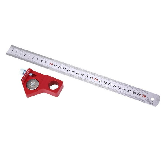 CX300-1 Woodworking Square Ruler / Scriber Hardware Measuring Tool for Height / Angle