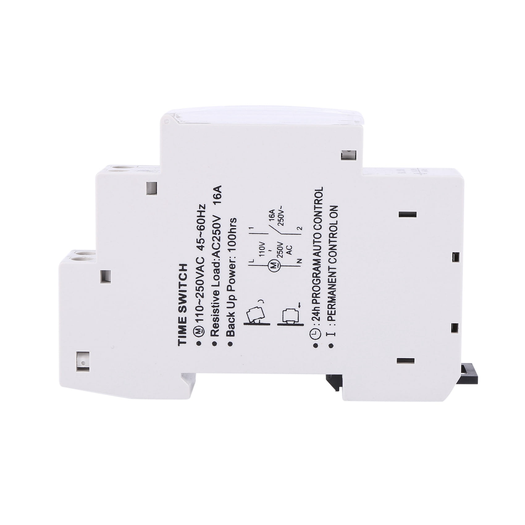 5X SUL180A 15 Minutes Mechanical Timer 24 Hours Programmable Din Rail Timer Time Switch