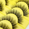 thumbnail image 3 of Invisible band Lashes 10 Pairs 3D Faux Mink Lashes Natural short Transparent Terrier Lashes Clear Band Soft Eyelashes Extension, 3 of 7
