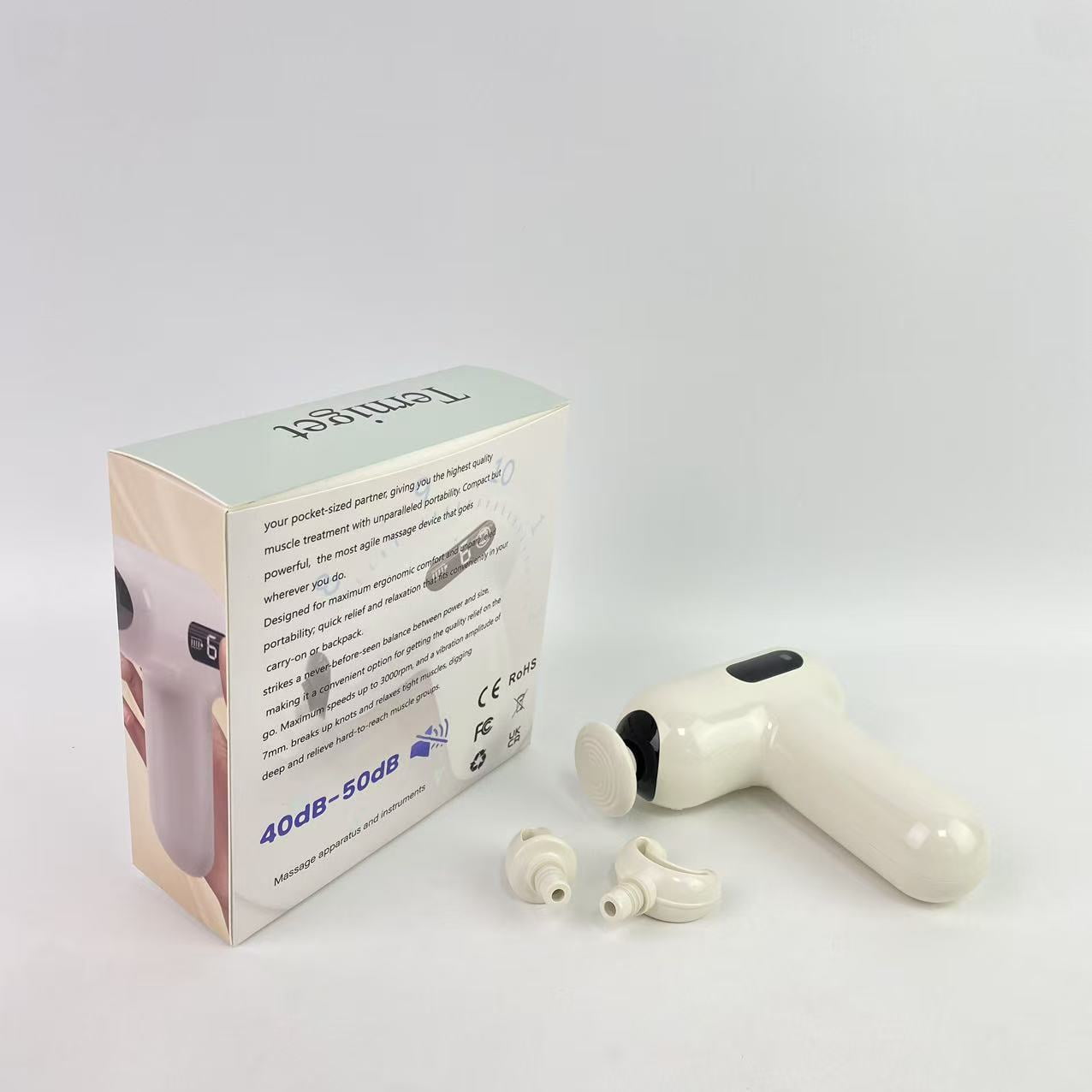Terniget Massage apparatus and instruments,Massage Gun, Pocket-Sized Deep Tissue Massager Gun, Portable Percussion Muscle Massager Gun, Ultra Small & Quiet Muscle Massage Gun