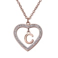 thumbnail image 1 of Collar de Mujer Corazón con Inciales LuckyLy, Modelo Adina rosa UNITALLA, 1 of 7