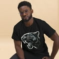 thumbnail image 2 of Lion Screaming Wildlife Animals Lions Lover Graphic classic tee (Black, S), 2 of 2
