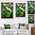 thumbnail image 4 of Designart "Meticulous Growth Of Bellflower Plants" Plants Floater Framed Canvas Art Print, 4 of 5