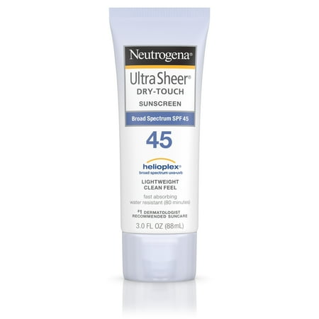 Neutrogena Ultra Sheer Dry-Touch Water Resistant Sunscreen SPF 45, 3 fl. oz
