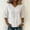 White, variant on Women's Solid Color V-Neck Short Sleeve Casual Blouse White XL