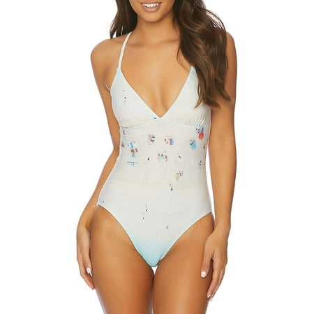 - Splendid x Gray Malin Crisscross One-Piece Swimsuit