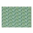 thumbnail image 1 of Exotic Cutting Board, Botanical Graphic with Creative Tropical Leaves Nature Jungle Illustration, Decorative Tempered Glass Cutting and Serving Board, in 3 Sizes, by Ambesonne, 1 of 2