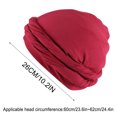 thumbnail image 3 of KBODIU Men Turban Head Wrap Satin Lined Twists Bonnet Pre-Tied Braid for Men and Women Sleeping Bonnet (Applicable Head Circumference 60-62Cm/23.62-24.41Inch), 3 of 5