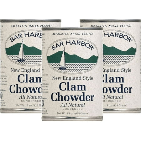 Bar Harbor New England Style Condensed Clam Chowder, 3-Pack 15 oz. Cans 806699