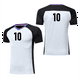 thumbnail image 5 of Camiseta de árbitro de baloncesto profesional para mujer y hombre, camiseta de árbitro de baloncesto, cuello en V, manga corta, camisetas de juez, uniforme deportivo de árbitro, 5 of 5