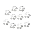 thumbnail image 4 of 10 llaveros retráctiles con porta credencial, fáciles de usar y con hebilla portátil. 37mm Blanco, 4 of 9