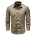 thumbnail image 3 of ZZHZGZ 4Th of July Tie Dye Tshirt Men Men's New Spring Long Sleeve Shirt Nylon Stretch Zipper Pocket Back Breathable Shirt Thin Shirt 4Th of July Mens V Neck Shirts M, 3 of 8