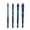Blue, variant on Concrete Drill Bit Set 4 Piece Multipurpose Carbide Tipped Triangular Bits 1/4" 5/16" 3/8" 1/2" for Tile Brick and Hard Stone Masonry Drilling