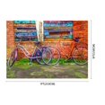 thumbnail image 2 of YUSDECOR Background 7x5ft Wall Bicycle Photography Backdrops Photo Studio Props, 2 of 3