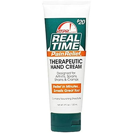 Real Time Pain Relief Therapeutic Hand Cream 4oz (Best Mouse For Hand Pain)