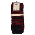 thumbnail image 7 of Legmogue Women's Tri Line Sherpa-Lined Lounge Sock - Womens - Female, One Size, Burgundy, 7 of 7