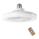 thumbnail image 1 of Lámpara de ventilador de techo, luces de techo E27, ventilador de techo LED con luz, lámpara de ventilador silenciosa Blanco, 1 of 9