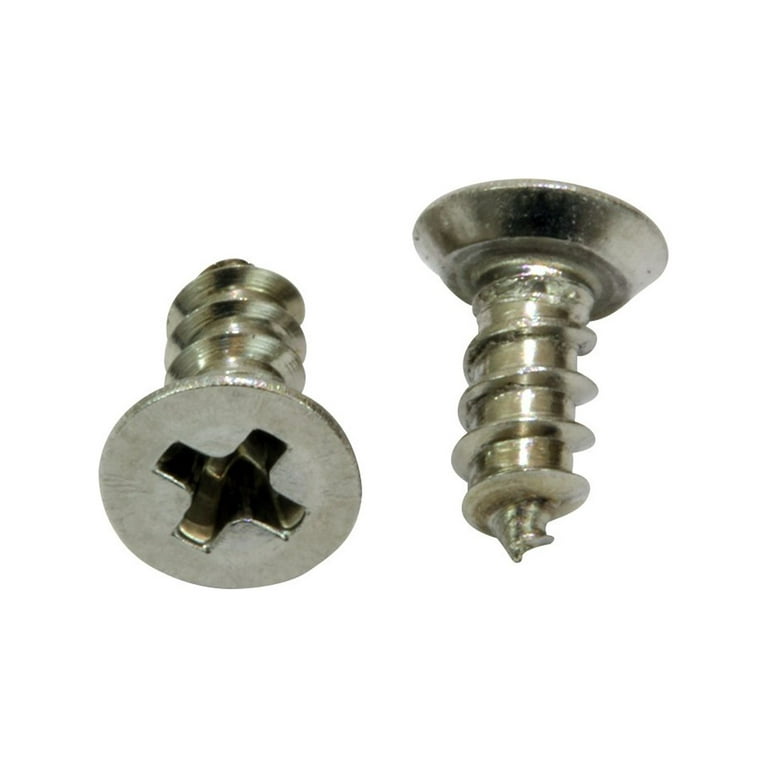 JFWP61 - 4 X 3/4 In. Flat Head Phillips Wood Screws - Steel Zinc - Foto 2