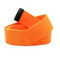 thumbnail image 1 of Replacement Canvas Web Belt 1.25 Military Width Black Tip Medium Safety Orange, 1 of 3