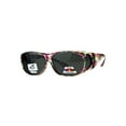 thumbnail image 2 of Polarized Womens Rhinestone Bling Fit Over Floral Print 63mm Sunglasses Flower, 2 of 3