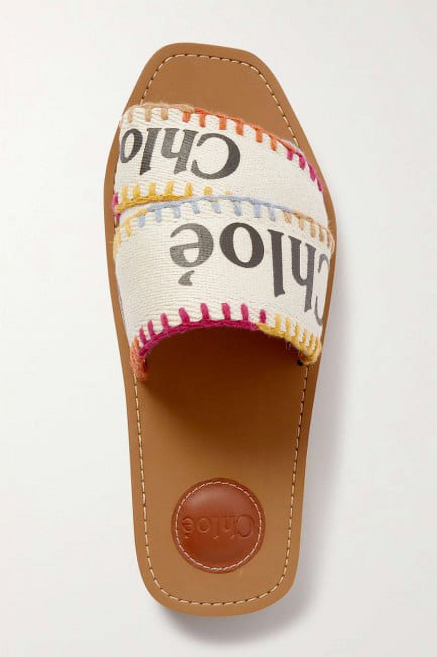 Chloe logo slide sandal sale
