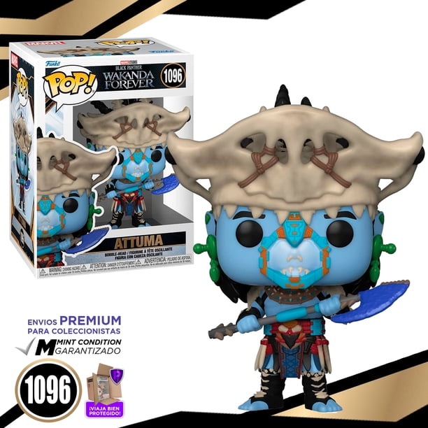 Funko Pop Attuma #1096 Pantera Negra Wakanda Por Siempre Marvel Figura Original Funko Black Panther Wakanda Forever