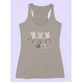 thumbnail image 3 of Cool Cat Lineless Art Racerback Tank Women -Image by Shutterstock, Female XX-Large, 3 of 4