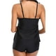 thumbnail image 4 of Trajes de baño Tankini para mujer Top Tankini con volantes en capas y pantalones cortos Trajes de baño de dos piezas Ormromra HMHZ323-15, 4 of 5