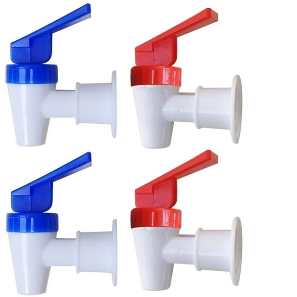 Aquanation Replacement Cooler Faucet 2 Blue And 2 Red Water Dispenser Tap Set Internal Thread Plastic Spigot Walmart Com Walmart Com