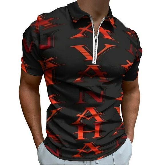 Havana Cuba Men Zipper T-shirt Summer Casual Short Sleeve T-shirt Top