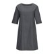 thumbnail image 4 of ICHUANYI Clearance Women's Fashion Crewneck Loose Half Sleeve Solid Knee-length Dress(Gray, M) ICHUANYI WER2023080908783, 4 of 7