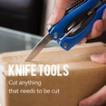thumbnail image 5 of Blue Folding Multi Tool Kit Stainless Steel 1 Multi-Purpose Pocket Multitool Plier, Camping, Hunting, Fishing and Hiking - Stocking Stuffers for Christmas, Xmas, Thanksgiving - Cool Gadgets for Men, 5 of 11