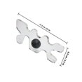 thumbnail image 2 of Raindrops 1Pack Rectangular Freestanding Billiard Cue Floor Rack Professional Design Stable Structure 11.8x2.6x0.2in, 2 of 8