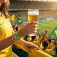 thumbnail image 5 of Set de pulseras Poasrelax de 7 piezas Brasil Fútbol 2026, 5 of 5