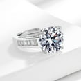 thumbnail image 2 of Stunning Dual Track High Carbon Diamond Ring with Flexible Size Option, 2 of 5