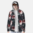 thumbnail image 2 of KLL Veste à Capuche Extérieure Protection Solaire UPF 50+ pour Hommes et Femmes, Manches Longues, Pêche, Randonnée, Performance-Medium, 2 of 7