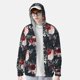 thumbnail image 2 of Fotbe Watercolor Floral Chaqueta con Protección Solar UPF 50+ para Hombre y Mujer, Camisa con Capucha y Bolsillos-Large, 2 of 7