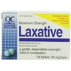 6 Pack Quality Choice Maximum Strength Laxative 25mg Tablets 24 Count Each