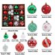 thumbnail image 5 of HWRETIE Christmas Baubles for Tree Decor,42 Pcs of Christmas Ball Ornaments Christmas Tree Decoration Holiday Wedding Party Decoration Home Doecor, 5 of 6