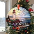 thumbnail image 2 of Custom New Brunswick Ornament |Faux |Unique Canada Souvenir |Vacation Travel Gift | Holiday |Christmas Decor, Holiday Keepsake, Xmas Tree Hanging Decoration, Seasonal Gift Idea, Co, 2 of 5