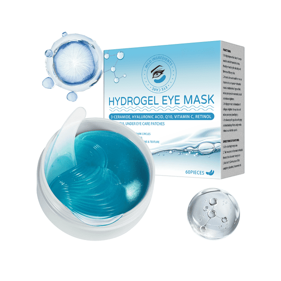 Alvantor Hydrogel Eye Mask Patches - Nourishing and Moisturizing Care, 60 Pieces