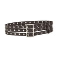 thumbnail image 2 of Cinturón Punk de cuero PU de 105cm, accesorios para disfraces, hebilla de punta de Metal, cinturón ajustable de tres ojales para mujer, pantalones, 2 of 9