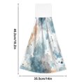 thumbnail image 3 of 2PCS Velcro Hangable Hand Towels Quick-Drying Hanging Kitchen Towels for Kitchen & Bathroom Watercolor Ink Splashes Pattern, 3 of 7