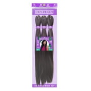 Darling Pre-Stretched Thrive Braid Hair 3X Pack, 52 inch, #1B, Adult, Women