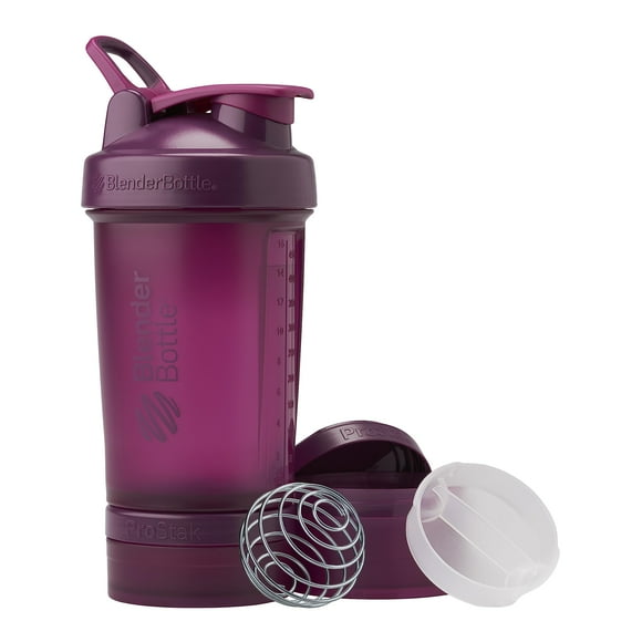Shaker Bottle BlenderBottle ProStak System 650 ml con organizador de pastillas
