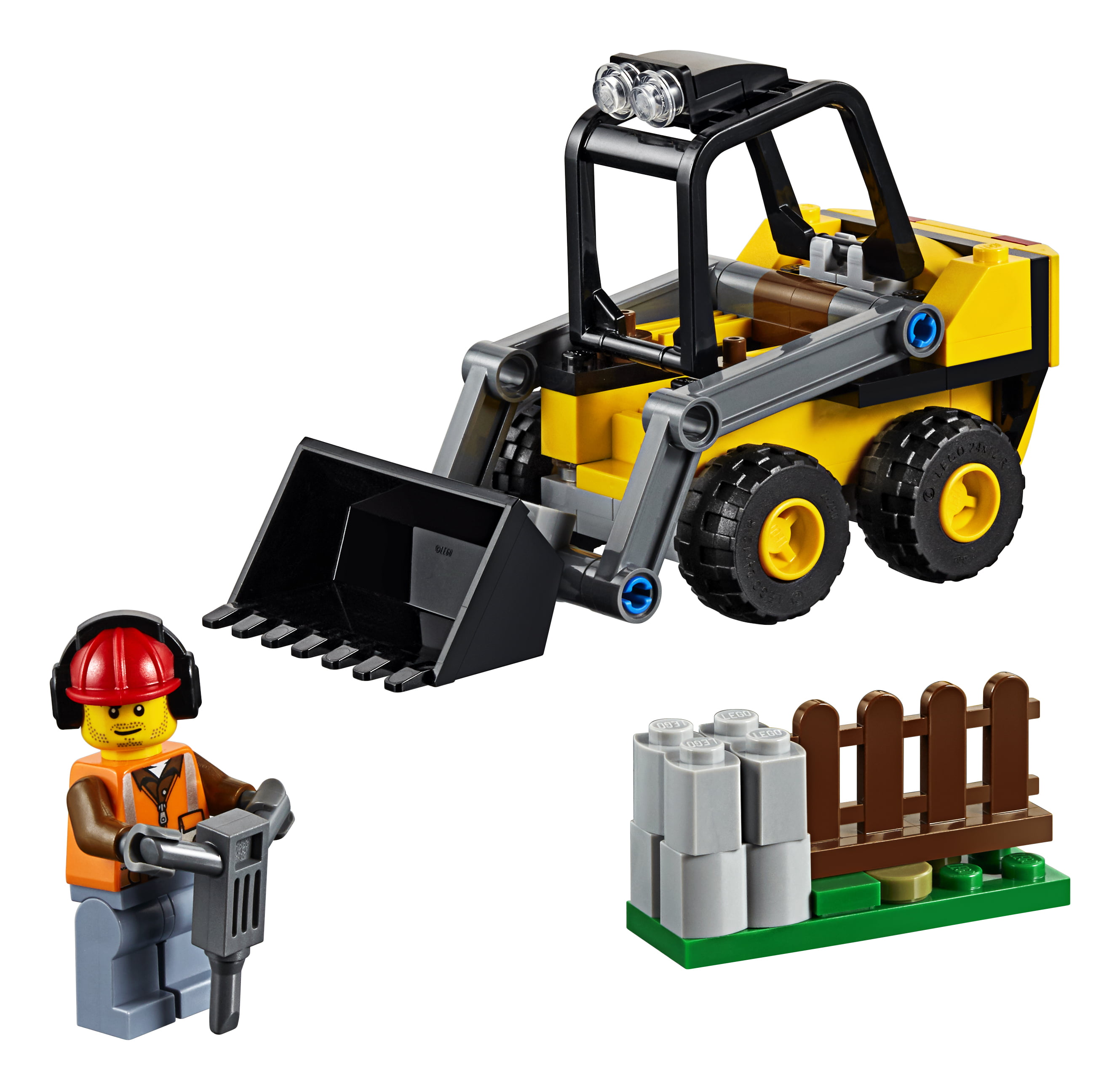 Luscious Moderat sandwich LEGO City Great Vehicles Loader 60219 Construction Truck Set - Walmart.com