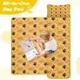 thumbnail image 4 of Paw Prints and Bones Toddler Nap Mats for Kids Preschool,Sleeping Mat Bag or Kids,Toddler Sleeping Bag,Toddler Nap Mat or Daycare, 4 of 6
