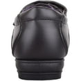 thumbnail image 3 of ABSOLUTE FOOTWEAR Childrens Kids Junior Boys Smart Formal Faux Leather Double Touch and Close School Wedding Shoes - Black - US Child 3, 3 of 7