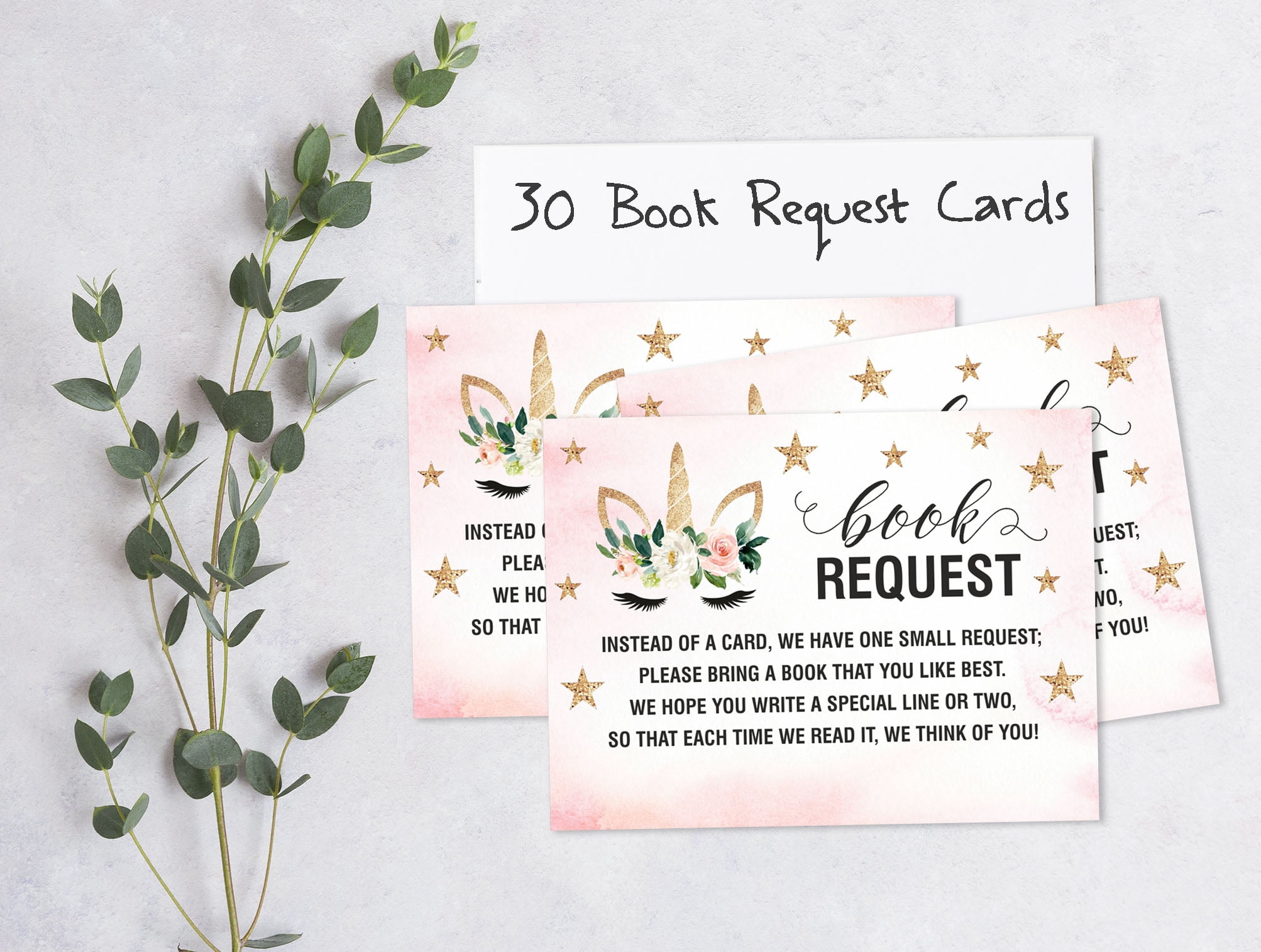 Inkdotpot Set Of 30Gender Reveal Baby Shower Invitations-Diaper Raffle Tickets And Baby Shower Book Request Cards Its a Girl Invites