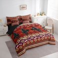 thumbnail image 3 of Feelyou Western Boho Aztec Twin Bedding Sets 7-Piece, Cowgirl Cowboy Bedding Comforter Set, 3 of 8